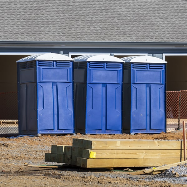 is there a specific order in which to place multiple portable restrooms in Epping